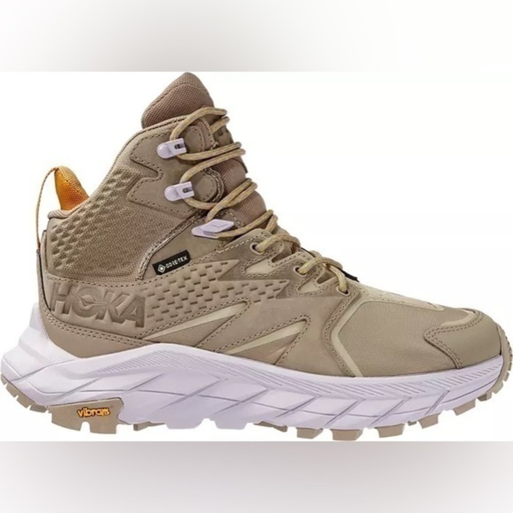 NEW HOKA Anacapa Mid GTX Dune Ice Flow Hiking Boots